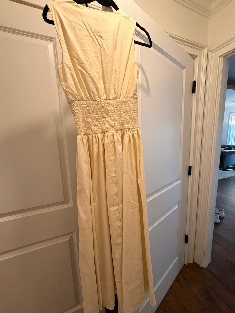 NWT Mable Serena dress in off white scalloped v-neck - Picture 12 of 12